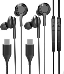USB C �w�b�h�z�� �}�C�N�t��(2��)Pixel 7 Pro�A�Ή�Samsung Galaxy S20 S21 S22 S23 Ultra Note 10 20 Fold A8s Android�X�}�z�Ή� �^�C�vC�W���b�N �L���C���z��