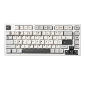 YUNZII YZ75 75% �z�b�g�X���b�v�Ή����C�����X�Q�[�~���O�L�[�{�[�h RGB�o�b�N���C�g BT5.0/2.4G/USB-C�ADye Sub PBT�L�[�L���b�v Linux/Win/Mac�p �Z�K�F�؎擾(Gateron G Pro