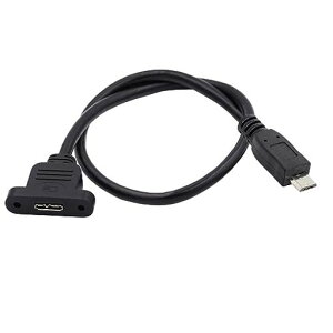cablecc480Mbps5�s��MicroUSB2.0�I�X-MicroUSB3.0Type-B���X�l�W�}�E���g�^�C�v�����P�[�u��50cm