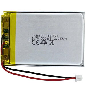 DC3.7V550mAh303450�[�d�\���`�E���|���}�[�d�rforDIY3.7-5V�d�q���i�A����2���d�r����������