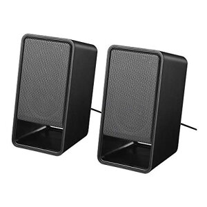 �o�b�t�@���[BUFFALOPC�p�X�s�[�J�[USB�d���w�b�h�z���o�͑Ή��u���b�NBSSP305UBK