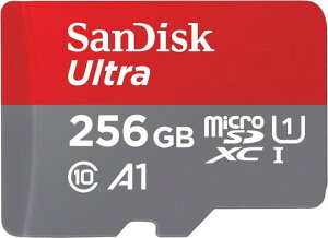 SanDisk256GBUltramicroSDXC150MB/s+SD�A�_�v�^�[�A�u���b�N...