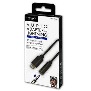 HIDISCAudioAdapterwithLightning�ϊ��P�[�u��3.5mm�s���v���O�I�[�f�B�I�A�_�v�^10cm�u���b�N