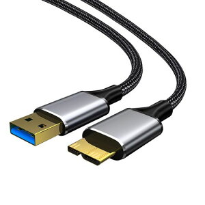 SZSLUSB3.0�P�[�u��MicroBUSB�^A��-�}�C�N��B��USB�����`���P�[�u���O�t��HDD/SSD�n�[�h�f�B�X�N/HD�J�����ȂǑΉ�0.5m