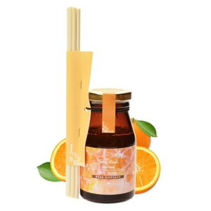 ジョンズブレンドディフューザームスクオレンジ柑橘系シトラス約3ヶ月分140mLルームフレグランスアロマディフューザースティック芳香剤部屋用