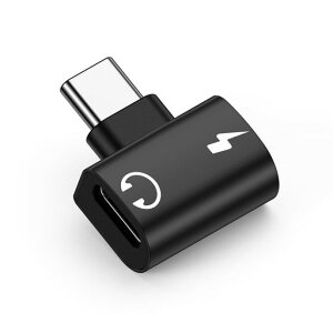 Viviber USB C �ϊ��A�_�v�^�[ ���y+�[�d+�ʘb 2IN1 Type C �C���z���W���b�N �[�d���Ȃ���C���z�� PD60W�}���[�d/DAC����/90°T���^�f�U�C�� �Q�[���E���掋������ iPhone17/16/15�AiPad/iPad