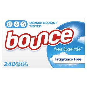 Bounce Fabric Softener Dryer Sheets Free & Gentle 240CT by Bounce