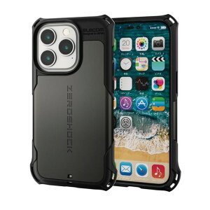 �G���R��iPhone14Pro�P�[�X�J�o�[�ϏՌ��Ռ��z��ZEROSHOCK[�l�p�_���p�[/�n�j�J���\��/�_�u�����C���[�݌v]�y�Ռ��z���t�B�����t���z�X�g���b�v�z�[���t���K�����^���b�NPM-A22CZEROGM