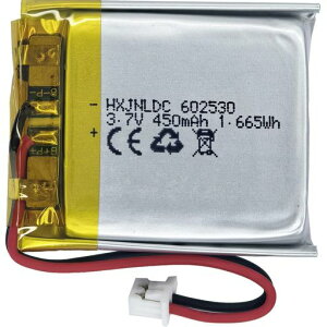 DC3.7V450mAh602530�[�d�\���`�E���|���}�[�d�rforDIY3.7-5V�d�q���i�A����2���d�r����������
