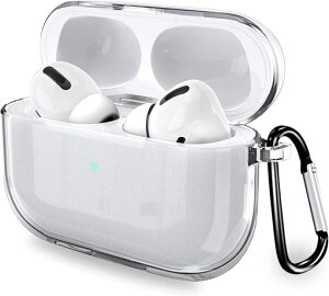 BOOLINN�����ق��Ղ�2�P�[�X�Ή�airpodspro2�N���A�P�[�XTPU�f�ޒj�����p�S�ʕی�t�����gLED���C�g���B��Ȃ����C�����X�[�d�ɑΉ��Ռ��z���ی�J�o�[(�N���A)