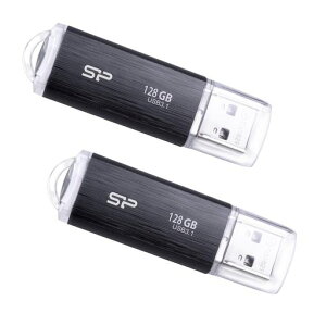 SiliconPower2�p�b�N128GBUSB3.0/3.1Gen1USB�t���b�V���h���C�uBlazeB02