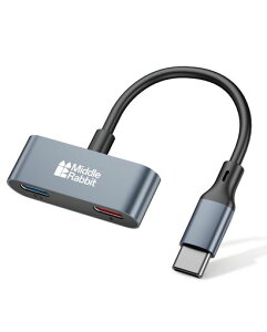 USB-C ����A�_�v�^�[ 1��2�yOTG�Ή��E�ᔭ�M�݌v�z�A60W PD�}���[�d+USB2.0�f�[�^�]���A�C���z��&�[�d �����Ή��A�f���o�͔�Ή�(HDMI/DP�s��)iPhone 15/16/17�EiPad�EAndroid�EMacBook �Ή�
