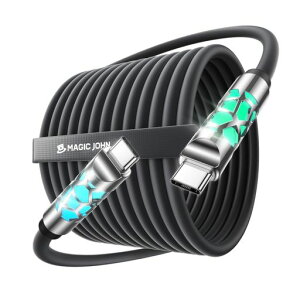 MAGICJOHN240W�}���[�d�P�[�u��2M�V���R�[��USB-C&USB-C�P�[�u���f���h�~Switch2iPhone17MacBookPro/AiriPadPro/AirSamsungGalaxy