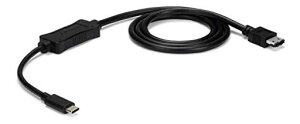 StarTech.com USB-C - eSATA �P�[�u�� 1m HDD/SSD/ODD�Ȃǂ̊O�t���X�g���[�W��p USB 3.0 - eSATA�ϊ��P�[�u��(5Gbps) USB3C2ESAT3