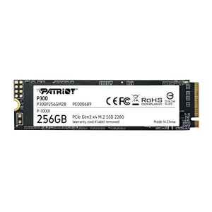 Patriot Memory P300 256GB M.2 SSD 2280 NVMe PCIe Gen 3x4 �����^SSD P300P256GM28