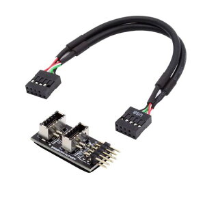 cablecc �f���A��USB 3.1�t�����g�p�l���\�P�b�g�L�[-A Type-E - USB 2.0 9�s�� 10�s�� ���C���{�[�h�w�b�_�[ �I�X�P�[�u�������A�_�v�^�[