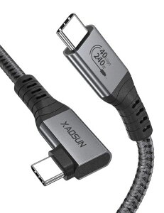XAOSUN L�� USB4 �P�[�u�� Thunderbolt 5/4 �P�[�u���Ή� 40Gbps�f�[�^�]�� 240W�����[�d 8K�f���o�� 1M