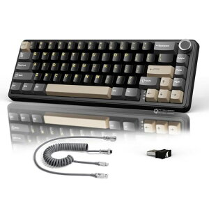 ATTACK SHARK X66 �Q�[�~���O�L�[�{�[�h �g���C�[���[�h ���C�����X/Bluetooth/�L�� �z�b�g�X���b�v ���J�j�J���L�[�{�[�h 60%���C�A�E�g �m�u�t�� PBT 66�L�[ �e���L�[���� ���j�A �X�g���x���[? �c