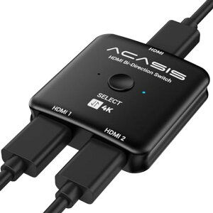ACASIS HDMI �ؑ֊� 4K 60Hz�Ahdmi ���z�� & �f�B�X�v���C�ؑ֊�A�o�����Ή��A
