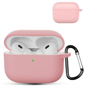 BOOLINNForairpodspro3�P�[�X�S�ʕی�J�o�[�t��V���R�������Ռ��z���J�o�[����~�ߌy�ʝ����h�o�L�Y�h�~�[�d�Ή������h�~���s�J���r�i�t��airpodspro3�Ή��ی�P�[�X(�s���N)