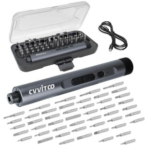 CVVITOO 47 in 1 �d���h���C�o�[ �g���N�f�W�^���f�B�X�v���C�t�� �~�j�����h���C�o�[�Z�b�g �d�q�@�� �g�ѓd�b �J���� �m�[�g�p�\�R���p�C���c�[���L�b�g (�g���N�Ȃ�)