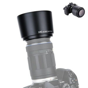 JJC �I�����p�X LH-61E �݊��ł��� �t�� �����Y�t�[�h OLYMPUS M.ZUIKO DIGITAL ED 75-300mm f/4.8-6.7 �� OLYMPUS ZUKIO DIGITAL ED 70-300mm f/4-5.6 �Ή�