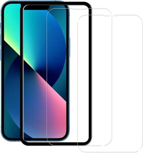 HUAKE��phone13mini�K���X�t�B�����y(2��)�K���X�t�B����+�K�C�h�g�t���z�K���X�t�B����iPhone13mini�p���Y�Ɏq�f�ސ������K���X�w��h�~�t���ی�t�B����