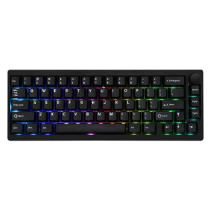 EPOMAKERP65QMK/VIA���C�����X�A���~�j�E���Q�[�~���O�L�[�{�[�h�K�X�P�b�g�}�E���g�\��Bluetooth/2.4Ghz/USB(AtoC)�z�b�g�X���b�v�\N�L�[���[���I�[�o�[Mac/PC/PS/Xbox�Ή�