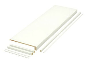 南海プライウッド収納棚枕棚Vシリーズシェルホワイト65x450x1945mmVM-M6-LW