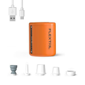 FLEXTAILGEARTINYPUMP2�G�A�|���v�d���|���v�|���v�g�ю��Ōy��4KpaTYPE-C�[�d��800mAh��C�����C�����v�[���p�����ֈ��k�܃C���t���[�^�[�}�b�g�G�A�}�b�g�L�����v(�I�����W)