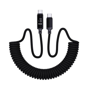 PZOZ 240W USB C to USB C�P�[�u�� �R�C���P�[�u�� �^�C�vc ������� �L�k���R Type c �ԗp�R�C���^ �}���[�d iPhone/iPad/Galaxy/Google Pixel/Sharp�Ή�