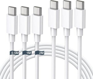 iphone�[�d�P�[�u���^�C�vcUSBC�P�[�u���^�C�vc0.5m/1m/2mPD�Ή�60W���}���[�d�f���h�~�����f�[�^�]��Type-CtoType-C�P�[�u��foriPhone16/15Pro/Plus/ProMax