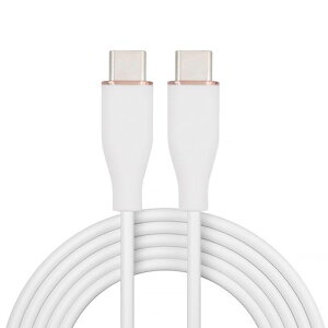 cablecc USB-C Type-C 65W �I�X-�I�X 480Mbps �P�[�u�� �E���g���\�t�g �n�C�t���b�N�X �n�C�p�[�X�[�p�[�t���L�V�u���R�[�h �z���C�g 1M
