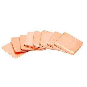 Easycargo20pcs20mmCopperPadShimHeatsinkCoolerHeatSinkCopperPadShimsforcoolingGPULaptopM.2PS5NVMeSSDCPU(1)