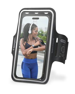 Spigen�����j���O�A�[���o���h�X�}�z�ő�6.9�C���`�Ή����y�ʖh��iPhone1514131211ProMaxSamsungS24S23Ultra�Ή��A�[���o���hAMP07187(�u���b�N)