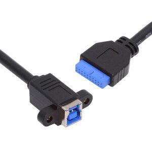 CYCordUSB3.0Type-B���X-USB3.020�s��IDC�w�b�_�[�I�X�����P�[�u��5Gbps�f�B�X�NSSD�J�����f�[�^�p30cm
