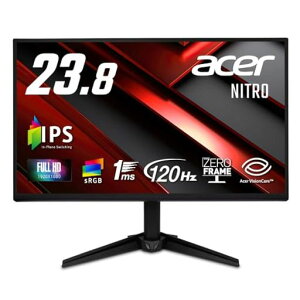 AcerNitro�Q�[�~���O���j�^�[23.8�C���`���C�h�t��HD�����IPS120Hz1ms(VRB)sRGB99%AdaptiveSync�u���b�N�u�[�X�gHDMI1.4DisplayPort1.2�X�s�[�J�[����