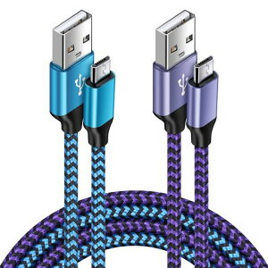 Viviber�}�C�N��usb�P�[�u��MicroB�P�[�u���y1.8M/2�F�z2.4A�}���[�dPS4�[�d�P�[�u���i�C�����҂�Android�X�}�z�[�d�P�[�u���A���h���C�h�����[�d�P�[�u���^�C�vb�P�[�u��B�[�d�R�[�h�����f�[�^�c