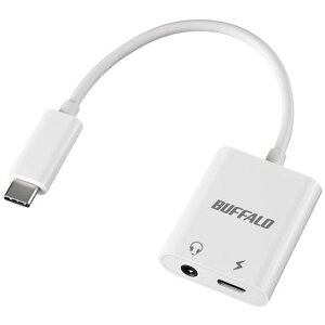 �o�b�t�@���[ �I�[�f�B�I �ϊ� �A�_�v�^�[ USB Type C to 3.5mm PD�[�d 100W �n�C���] DAC���� ���ϋv iPhone 17 / iPhone 17e �Ή� �z���C�g BSMPCPD355WH
