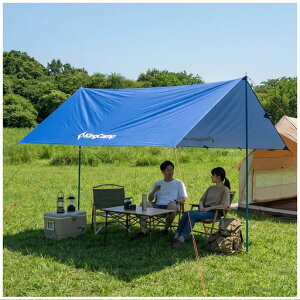 KingCamp�^�[�v3mx3m�y��1.5kgUPF50+�ϐ���3000mm150D�|���G�X�e���V���o�[�R�[�e�B���O�Ռ��E�������A���~�y�O12�{/���[�ܕt�A�E�g�h�A�L�����v�s�N�j�b�N2-4�l�p
