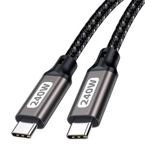 USBC�P�[�u��3M240WPD3.1���}���[�dUSBTypeC�P�[�u�����ϋv�i�C�����m�[�g�p�\�R��/�X�}�[�g�t�H��/MacBookPro/iPadPro/Xperia/Galaxy/Pixel���^�C�vC�Ή�