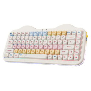YUNZII C75 ���C�����X ���J�j�J���L�[�{�[�h 75%���C�A�E�g �z�b�g�X���b�v�Ή� �N���[�~�[�L�[�{�[�h NKRO PBT MOA �L�[�L���b�v RGB�o�b�N���C�g �K�X�P�b�g�}�E���g �����P�[�L�f�U�C�� BT5�c