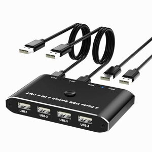 USBؑ֊44oUSB؂ւPC4p1̃v^[4̃p\RŎgpp\R4L[{[h1}EXL[{[h؂ւUSBZN^[USBXCb`[PCؑ֊4USB-A|[g