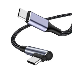 USB Type C �P�[�u�� 2M�yPD�Ή� 60W �}���[�d�z L�� USB-C & USB-C �P�[�u�� USB2.0�Ή� �^�C�vC MacBook iPad Pro Xperia Galaxy�e��Ή�