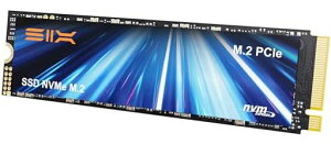 SIX NVMe M.2 SSD 1TB - PCIe Gen5.0x4�Ή� �ő�14,300MB/s�]�����x AI�Q�[�~���O���� �m�[�gPC/�f�X�N�g�b�v�p����SSD�q�[�g�V���N�t��