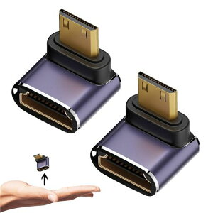 TokTechHDMI�A�_�v�^MiniHDMIL�^�ϊ��A�_�v�^2�Z�b�g�����/������MiniL�^HDMI�����A�_�v�^8KMiniHDMI2.1�ϊ��A�_�v�^�[HDMI(�I�X)toHDMI(���X)L�^HDMI�����A�_�v�^