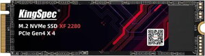 KingSpec 512GB SSD M.2 NVMe 2280 PCIe Gen 4.0 x 4 �ő�Ǎ�:4800MB/�b �ő发��:4500MB/�b ����SSD 3D NAND ���[�J�[3�N�ۏ�
