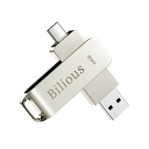 BiliousUSB64GB2IN1USB3.0&Type-C[eʃtbVOteʕs360x]hhoϏՌ^gѕ֗(64GB)