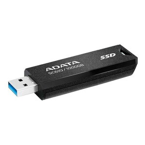 ADATASSDOt1TBSC610Ǎx550MB/bUSB3.2Gen2USB-ASC610-1000G-CBK/RD
