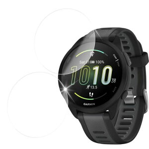 HUAKE���Y�Ɏq�f�ސ��Ή�GARMINForerunner165/165Music�p�K���X�t�B�����d�x9H�t���ی�t�B�����y2���z